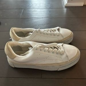 All Saints size 8US white fashion sneaker